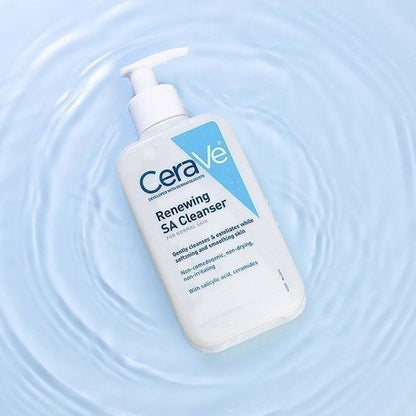 Cerave Renewing Sa Cleanser And Hydrating Cleanser With Salicylic Acid & Ceramides – (237ml)