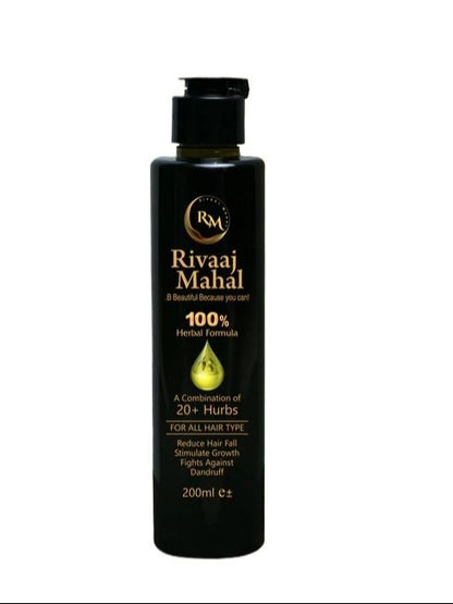 Rivaj Mahal 100% Natural Formula For Men & Women | Stops Hair Fall, Promotes Thick & Long Hair – 200ml