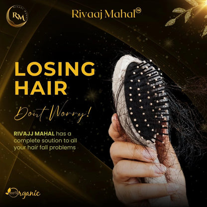 Rivaj Mahal 100% Natural Formula For Men & Women | Stops Hair Fall, Promotes Thick & Long Hair – 200ml