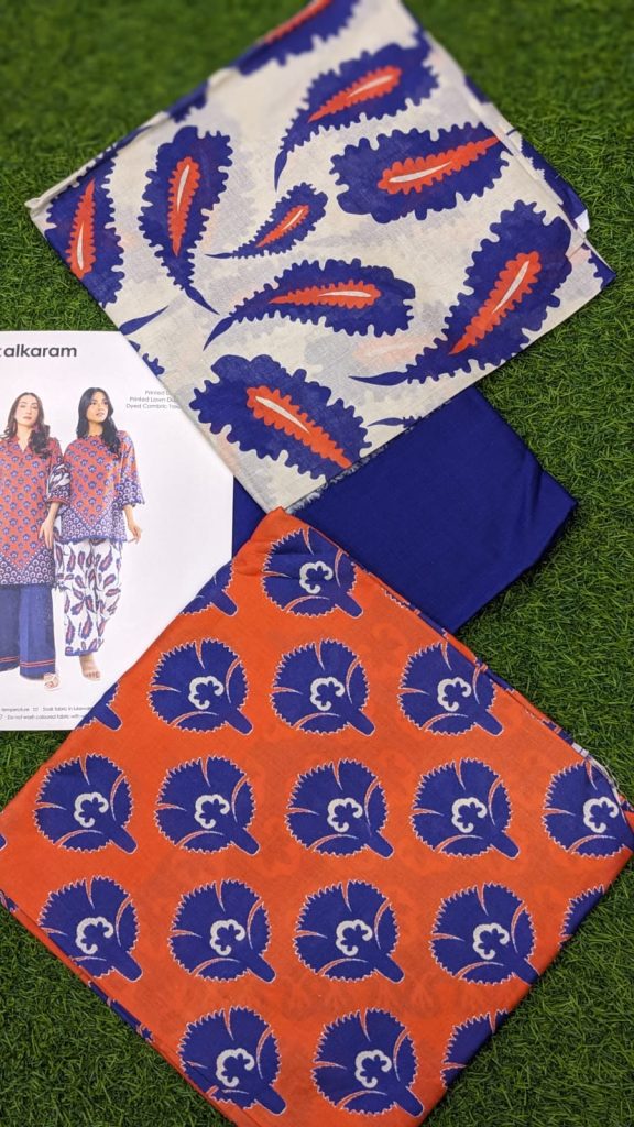 Alkaram Lawn | Unstitched Collection 3 Pieces Casual Wear| Summer Collection 2025 Collection Vol 1❤️