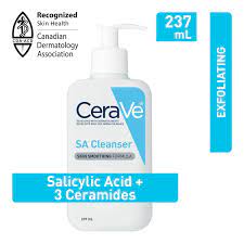 Cerave Renewing Sa Cleanser And Hydrating Cleanser With Salicylic Acid & Ceramides – (237ml)