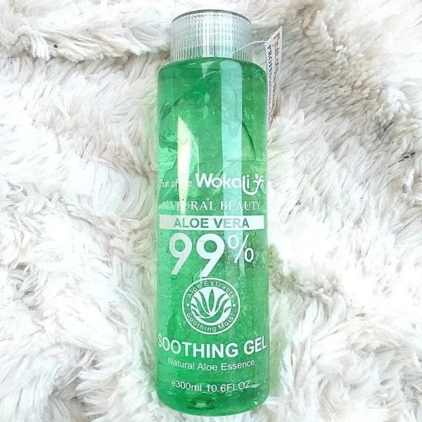 99% Aloe Vera Soothing Gel 300ml – Natural Moisturizer for Face, Body & Hair | After Sun, Acne & Dry Skin Care