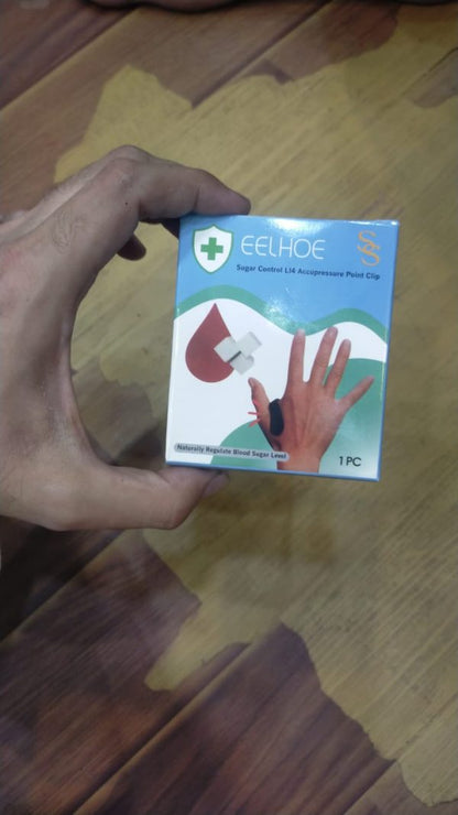 Sugar Control LI4 Acupressure Point Clip | Wearable Stress & Migraine Relief Hand Clip